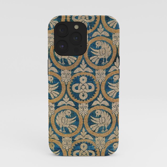 18th Century Spanish Textile Print iPhone Case
