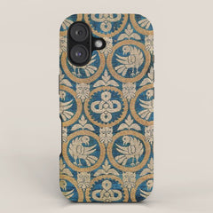 18th Century Spanish Textile Print iPhone Case