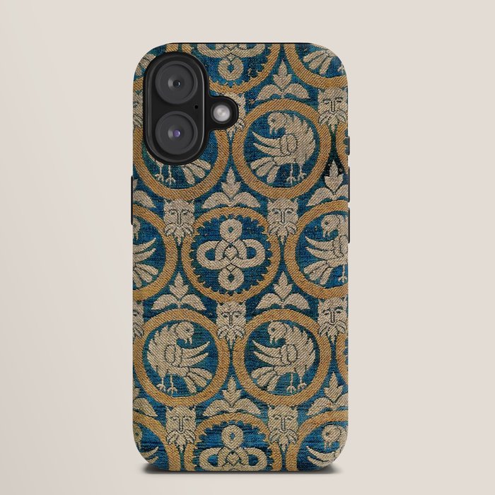 18th Century Spanish Textile Print iPhone Case
