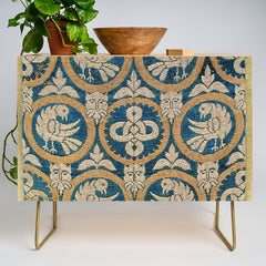 18th Century Spanish Textile Print Credenza