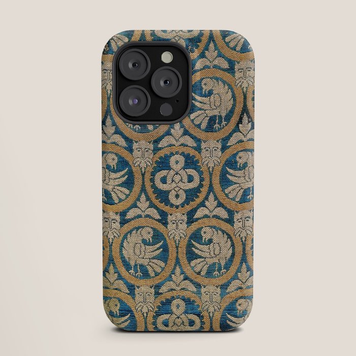 18th Century Spanish Textile Print iPhone Case