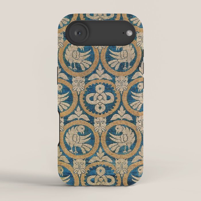 18th Century Spanish Textile Print iPhone Case