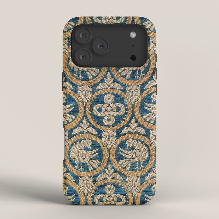 18th Century Spanish Textile Print iPhone Case
