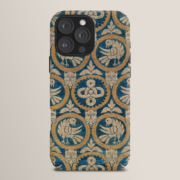 18th Century Spanish Textile Print iPhone Case
