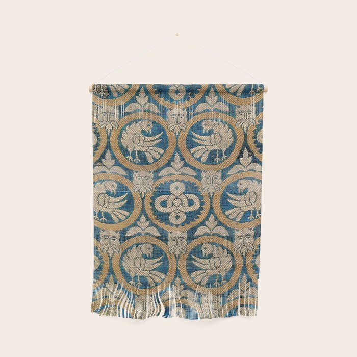 18th Century Spanish Textile Print Wall Hanging