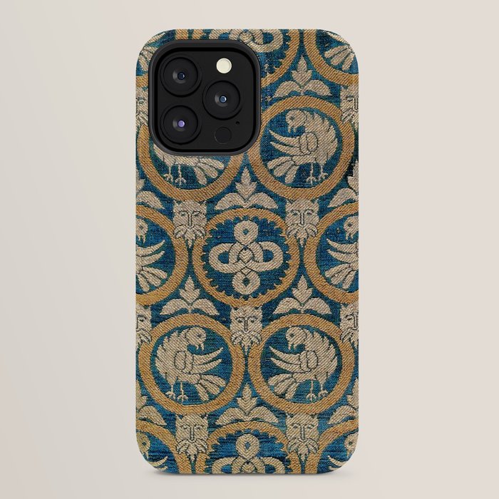18th Century Spanish Textile Print iPhone Case