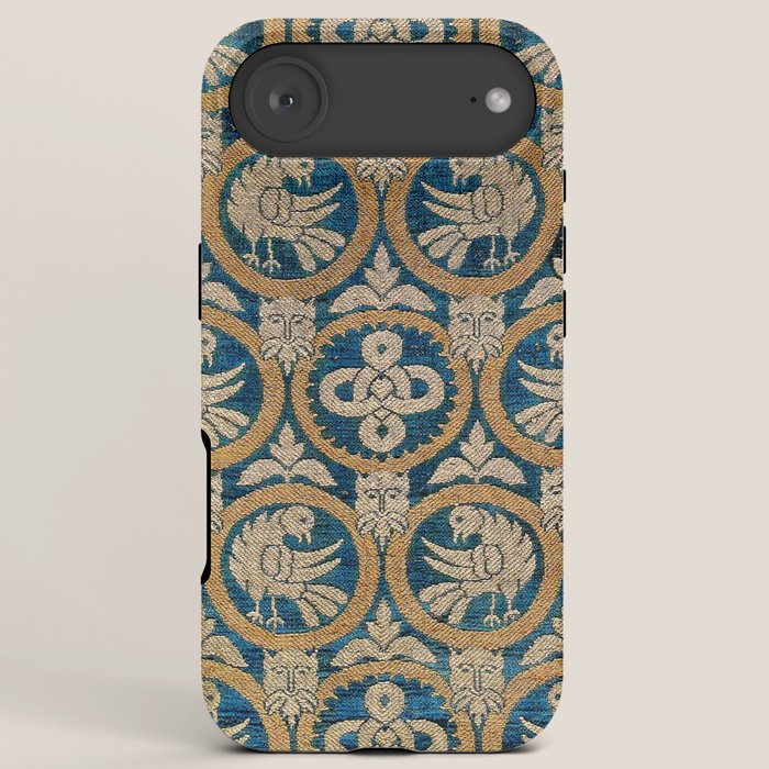 18th Century Spanish Textile Print iPhone Case