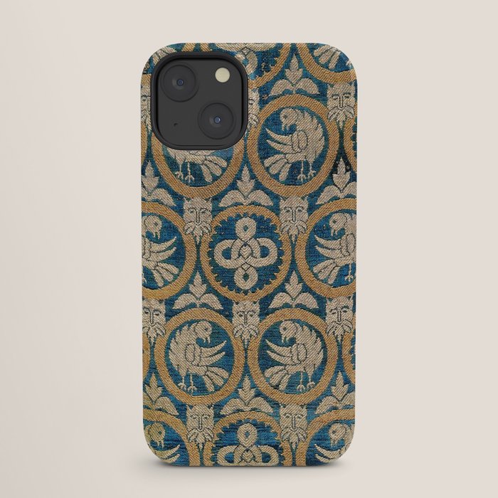 18th Century Spanish Textile Print iPhone Case