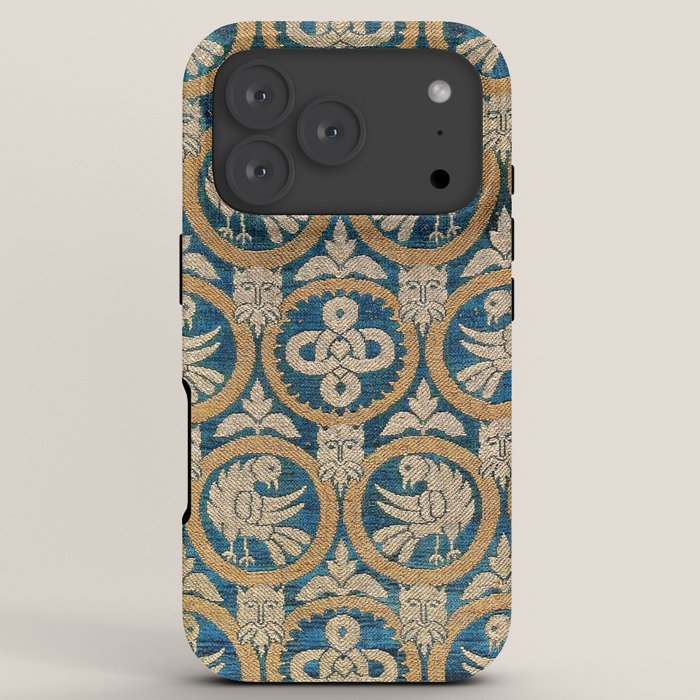 18th Century Spanish Textile Print iPhone Case