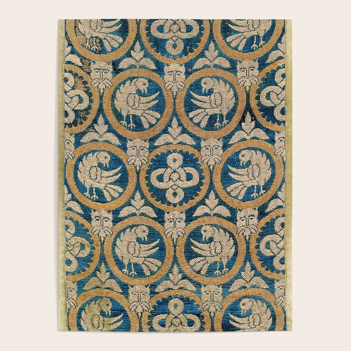 18th Century Spanish Textile Print Poster