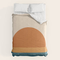 70's Retro Sunset Comforter