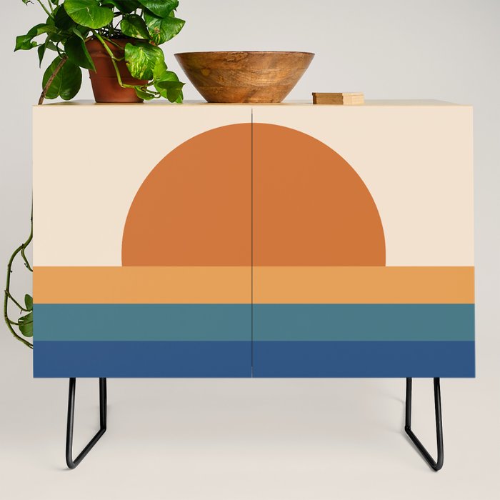 70's Retro Sunset Credenza