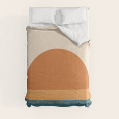 70's Retro Sunset Comforter