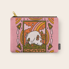 13. Death Tarot Mushroom Carry All Pouch
