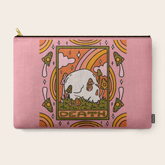 13. Death Tarot Mushroom Carry All Pouch