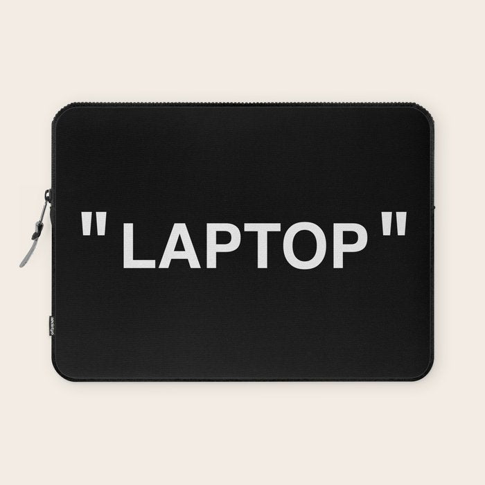 " Art " (Negative) Laptop Sleeve