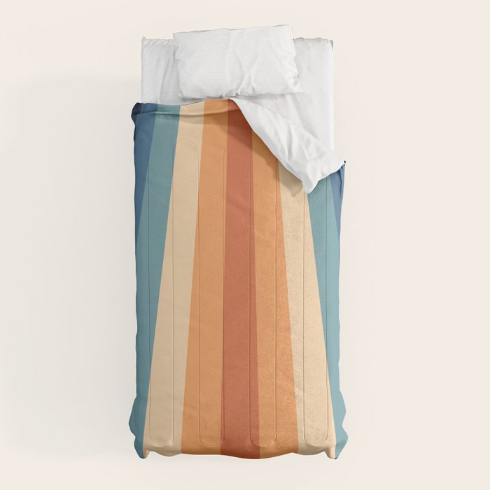 70's Retro Stripes Comforter