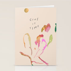 "Give It Time" Stationery Card