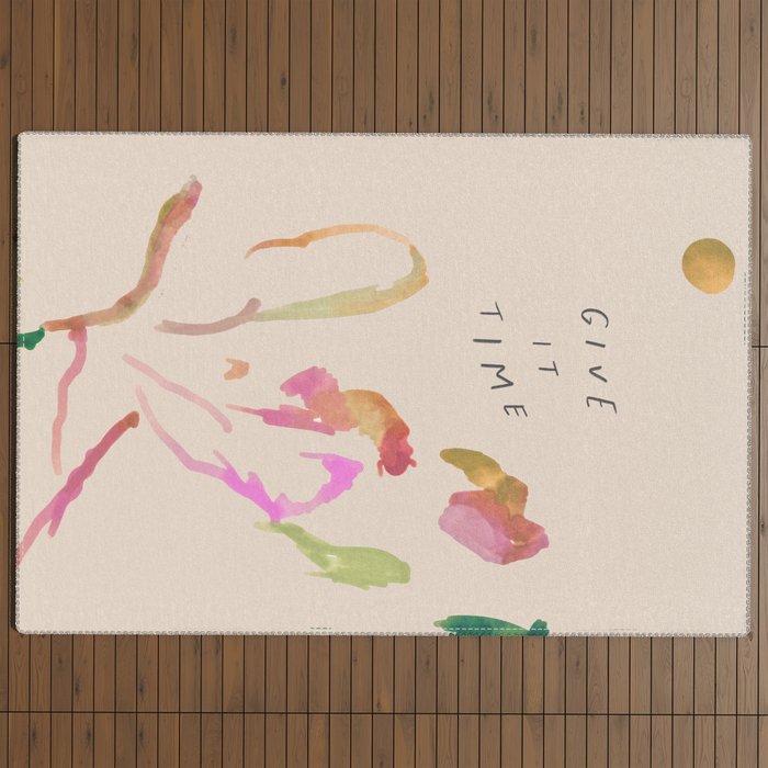 "Give It Time" Outdoor Rug