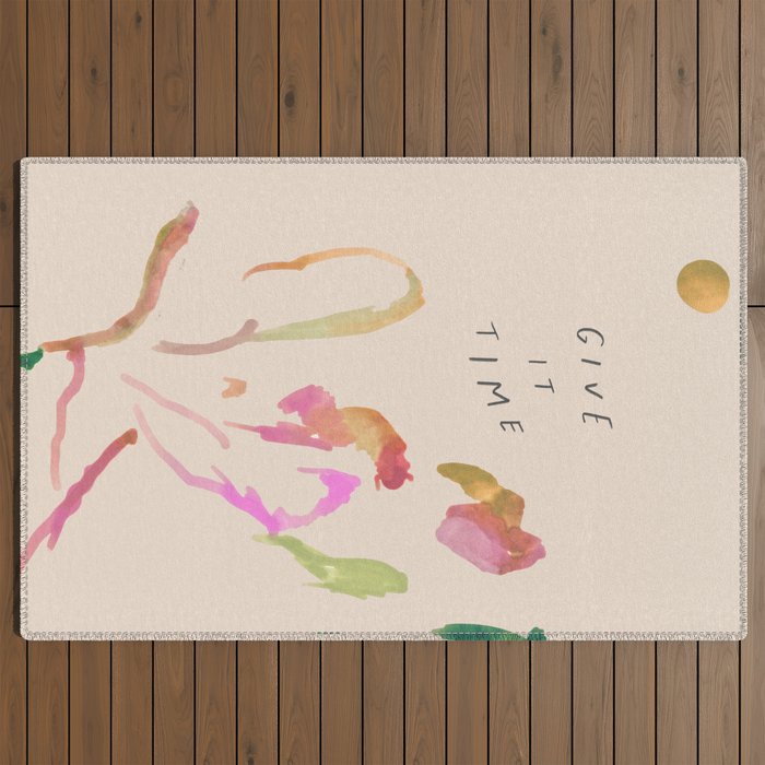 "Give It Time" Outdoor Rug