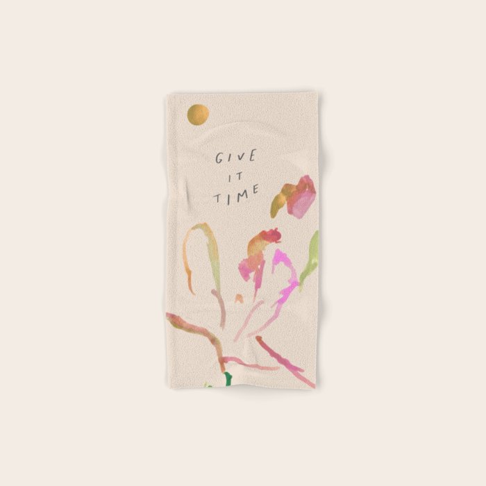 "Give It Time" Bath Towel