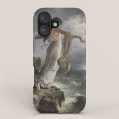 "Death of Sappho" by Miguel Carbonell Selva (1881) iPhone Case