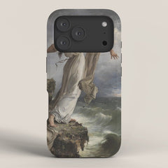 "Death of Sappho" by Miguel Carbonell Selva (1881) iPhone Case
