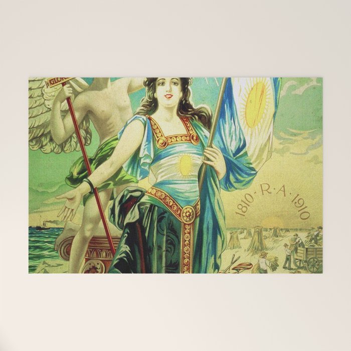 1910 Fernet Branca Liqueur Aperitif Advertisement Poster Print Welcome Mat