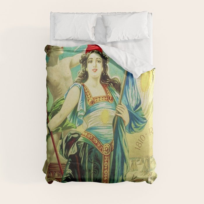 1910 Fernet Branca Liqueur Aperitif Advertisement Poster Print Duvet Cover