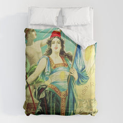 1910 Fernet Branca Liqueur Aperitif Advertisement Poster Print Comforter