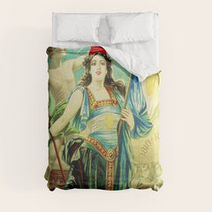 1910 Fernet Branca Liqueur Aperitif Advertisement Poster Print Comforter