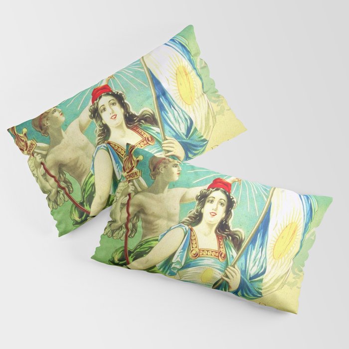 1910 Fernet Branca Liqueur Aperitif Advertisement Poster Print Pillow Sham