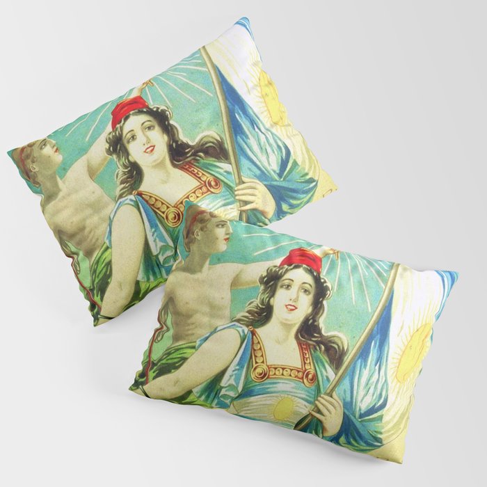 1910 Fernet Branca Liqueur Aperitif Advertisement Poster Print Pillow Sham