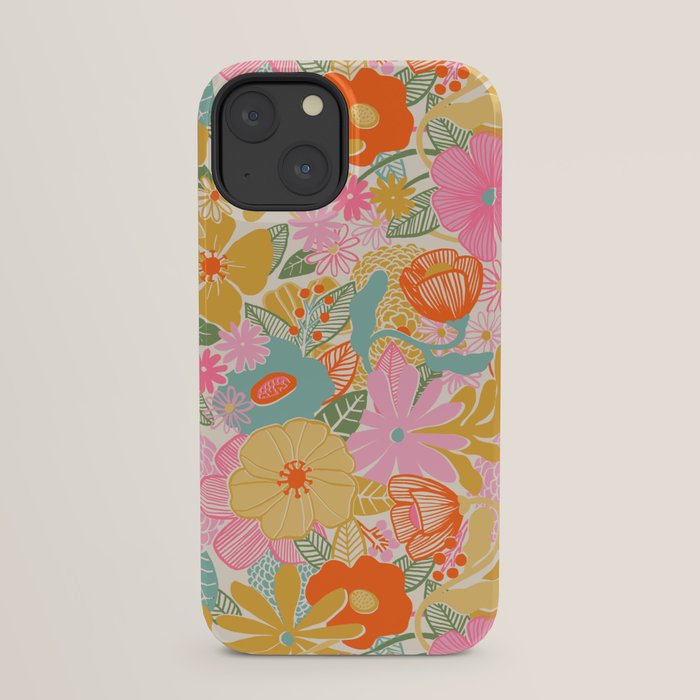 60's Retro Floral iPhone Case