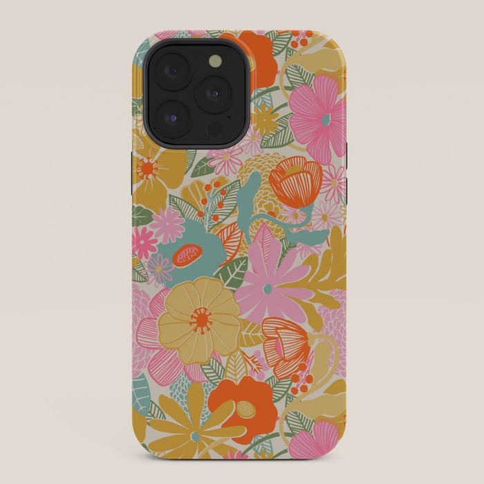 60's Retro Floral iPhone Case