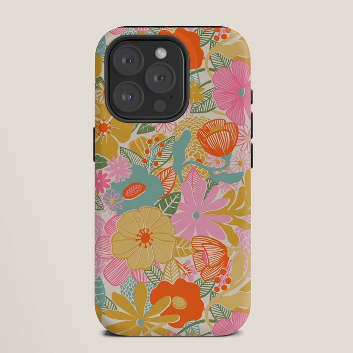 60's Retro Floral iPhone Case