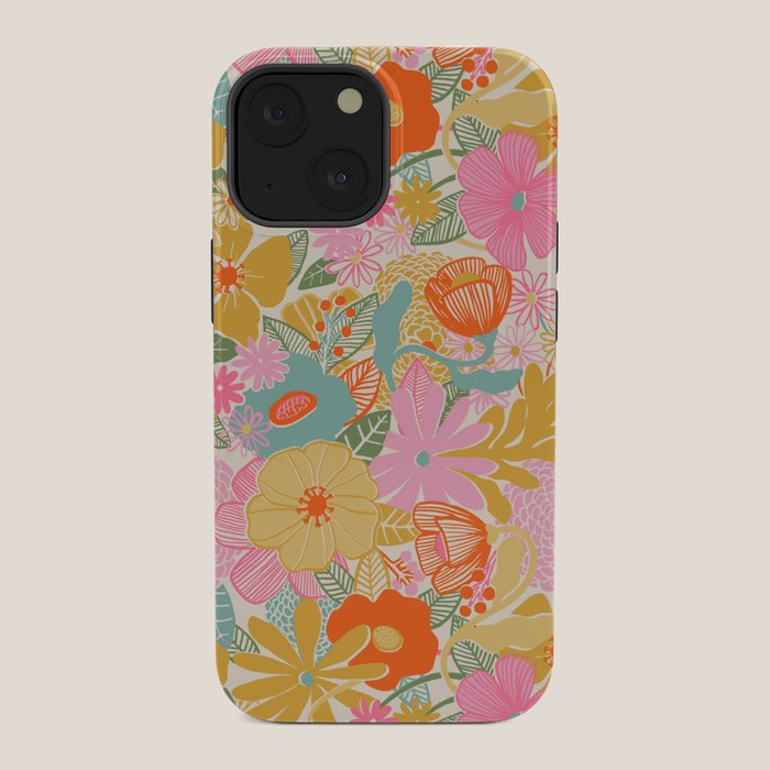 60's Retro Floral iPhone Case