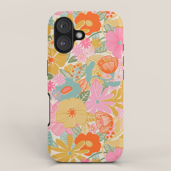 60's Retro Floral iPhone Case