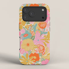 60's Retro Floral iPhone Case
