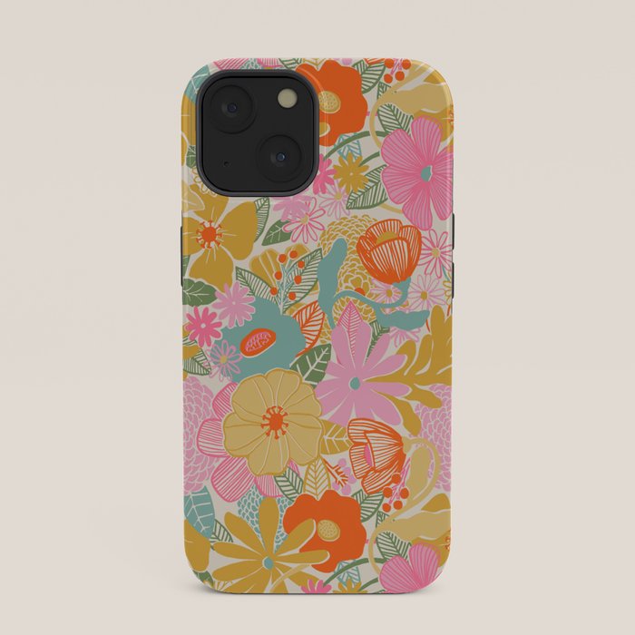 60's Retro Floral iPhone Case