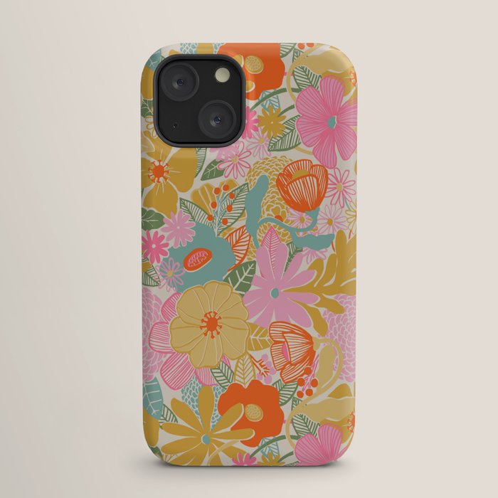 60's Retro Floral iPhone Case
