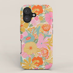 60's Retro Floral iPhone Case