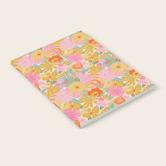 60's Retro Floral Notebook