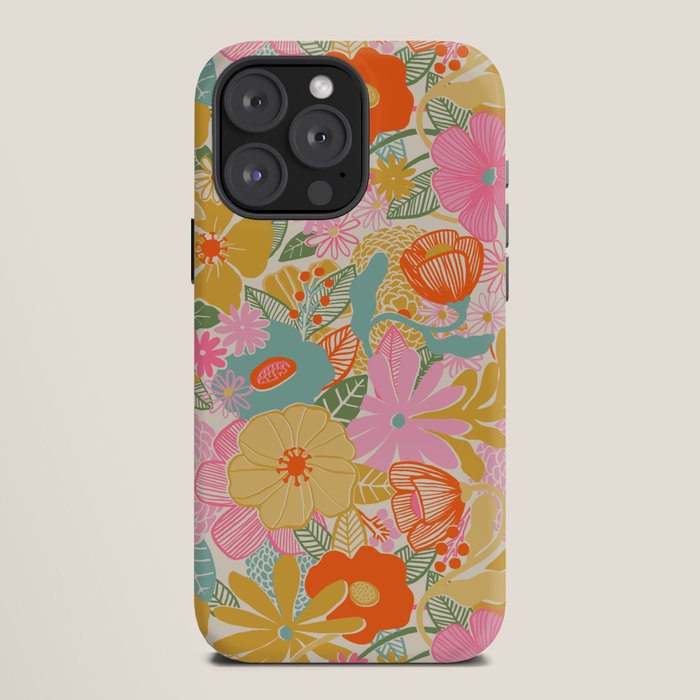 60's Retro Floral iPhone Case