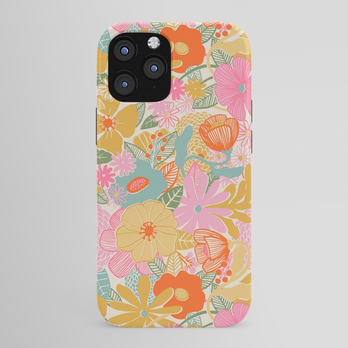60's Retro Floral iPhone Case