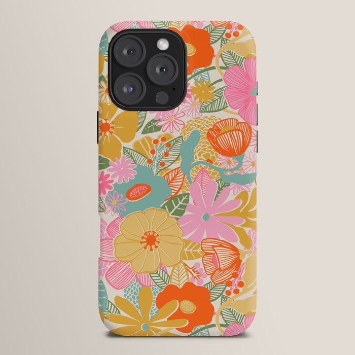 60's Retro Floral iPhone Case