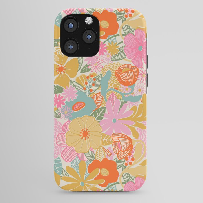 60's Retro Floral iPhone Case