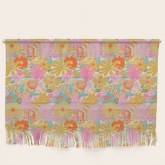 60's Retro Floral Wall Hanging