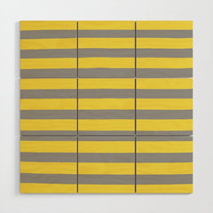 2021 Pantone Stripes Wood Wall Art