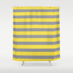 2021 Pantone Stripes Shower Curtain